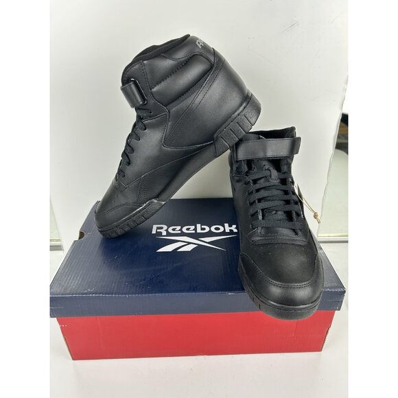 Reebok Classic Lifestyle Men's Ex-O Fit Hi High Top US 10 Black Shoes NWB - Picture 4 of 11